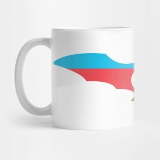 Azerbaijan Bat Flag Mug